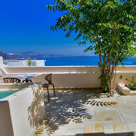 Villa Magnificent Santorini 3 Bedrooms Royal Beautiful Caldera View *