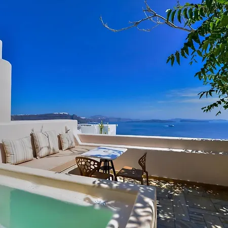 Magnificent Santorini 3 Bedrooms Royal Beautiful Caldera View With 2 Outdoor Hot Tubs * Oia (Santorini)