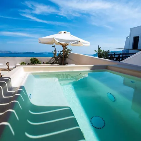 Magnificent Santorini 3 Bedrooms Royal Beautiful Caldera View With 2 Outdoor Hot Tubs * Oia (Santorini)