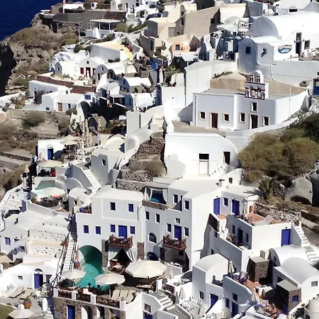 빌라 Magnificent Santorini 3 Bedrooms Royal Beautiful Caldera View With 2 Outdoor Hot Tubs 이아