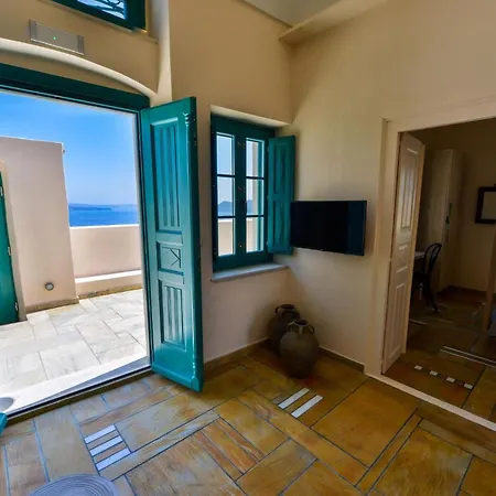 Magnificent Santorini 3 Bedrooms Royal Beautiful Caldera View With 2 Outdoor Hot Tubs 别墅